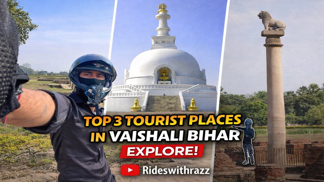 Top 3 Tourist places  in Vaishali #youtube #motovlog #tourism #vaishali 