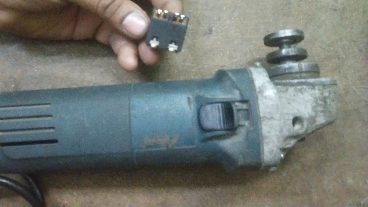 Angle grinder repair/how to change the switch of angle hand grinder.