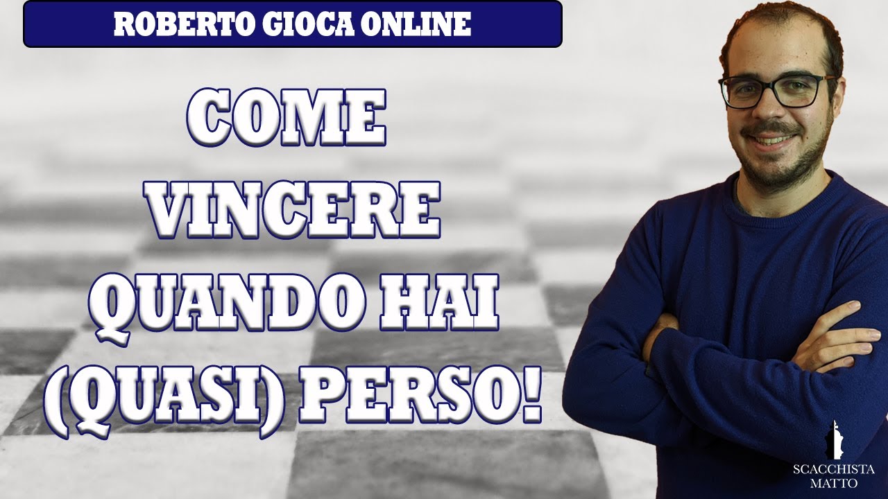 COME VINCERE A SCACCHI CON LA PARTITA (QUASI) PERSA! | DIFESA SEMISLAVA