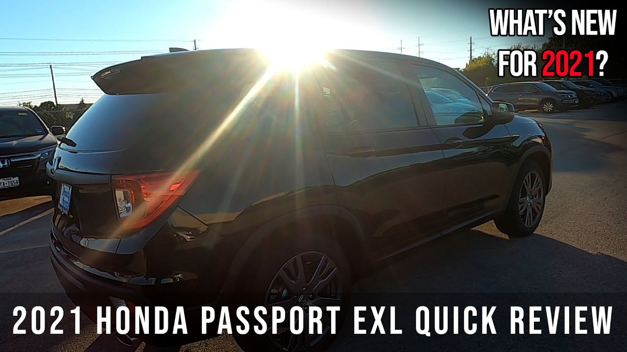 Краткий обзор Honda Passport 2021 года