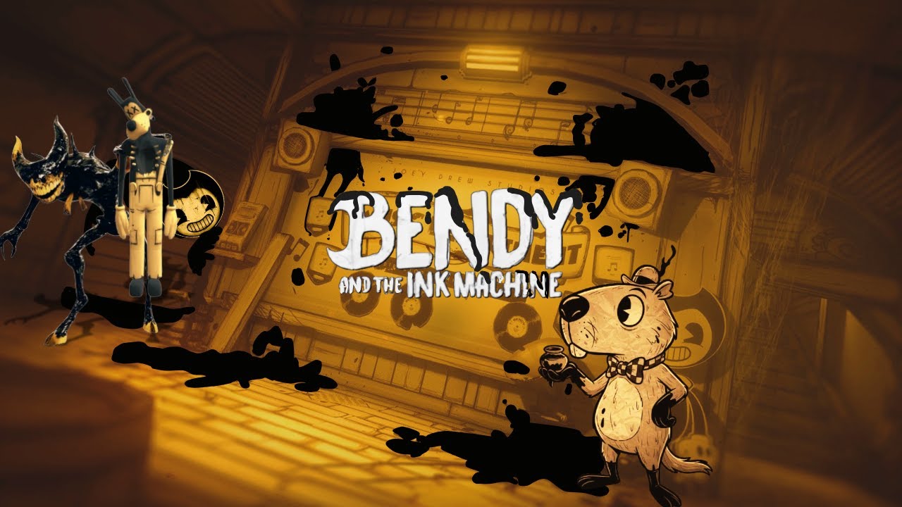 FUI PERSEGUIDO POR ESSA ABERRAÇÃO DE TINTA!!! -  Bendy and the Ink Machine