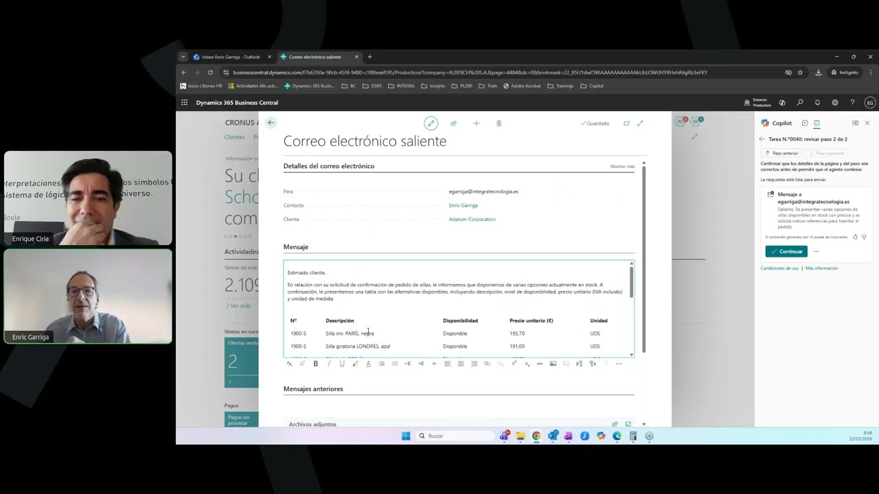 Automatiza ventas, logística y facturación con Copilot en Business Central | WEBINAR