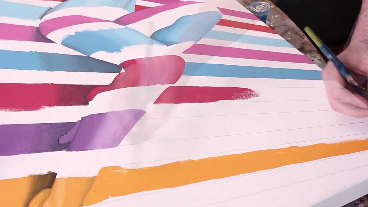Time Lapse Acrylic Speed Painting,  
