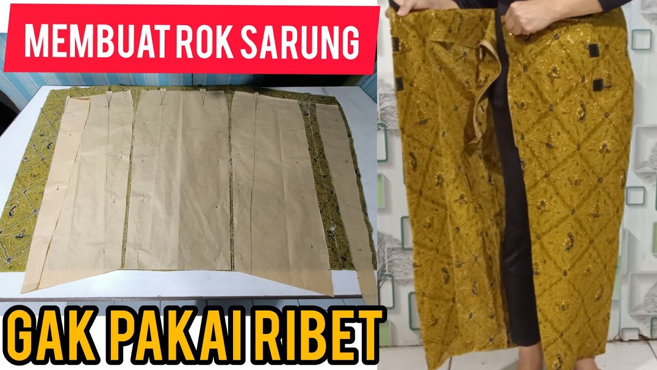 tips dan trik cara membuat rok sarung #tipsdantrikcaramembuatroksarung  #sewingtutorial #yansbusana