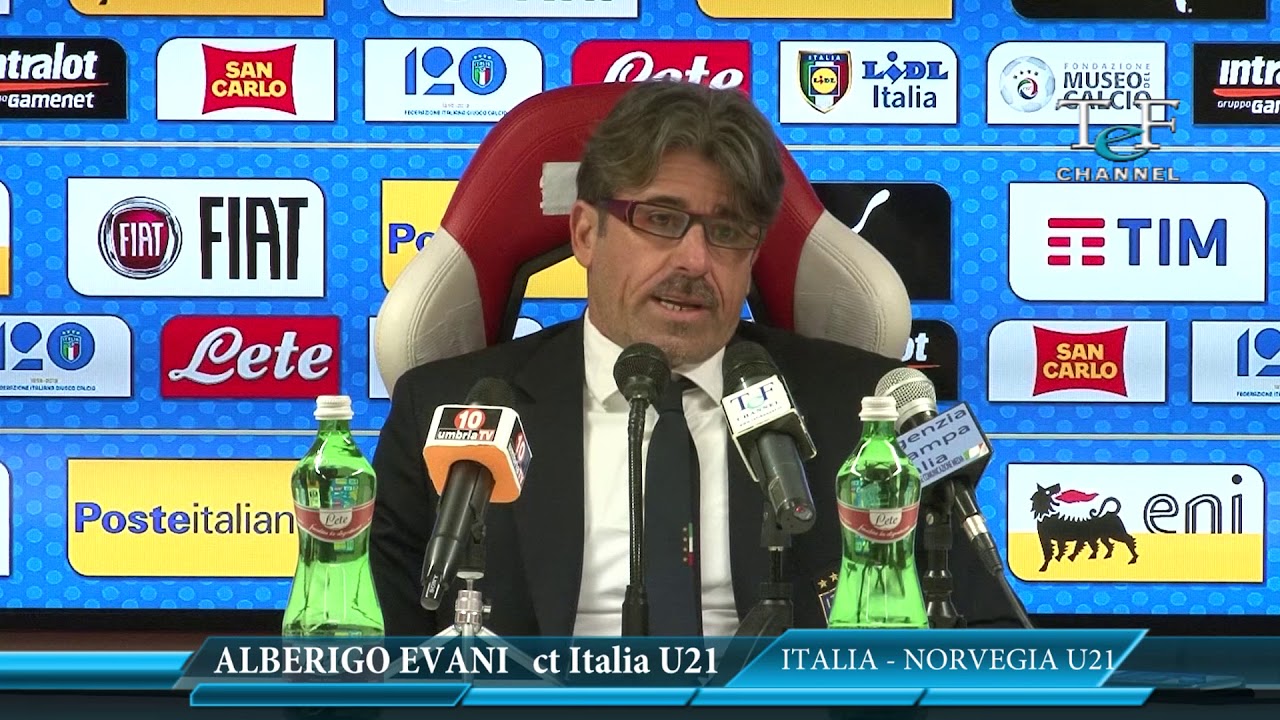 ITALIA NORVEGIA U21 1-1: ALBERIGO EVANI