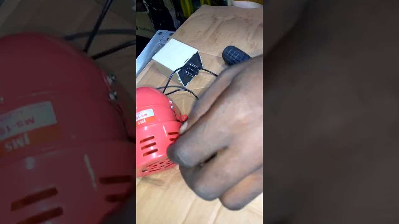 How to connect your home, office, etc. motor siren.
