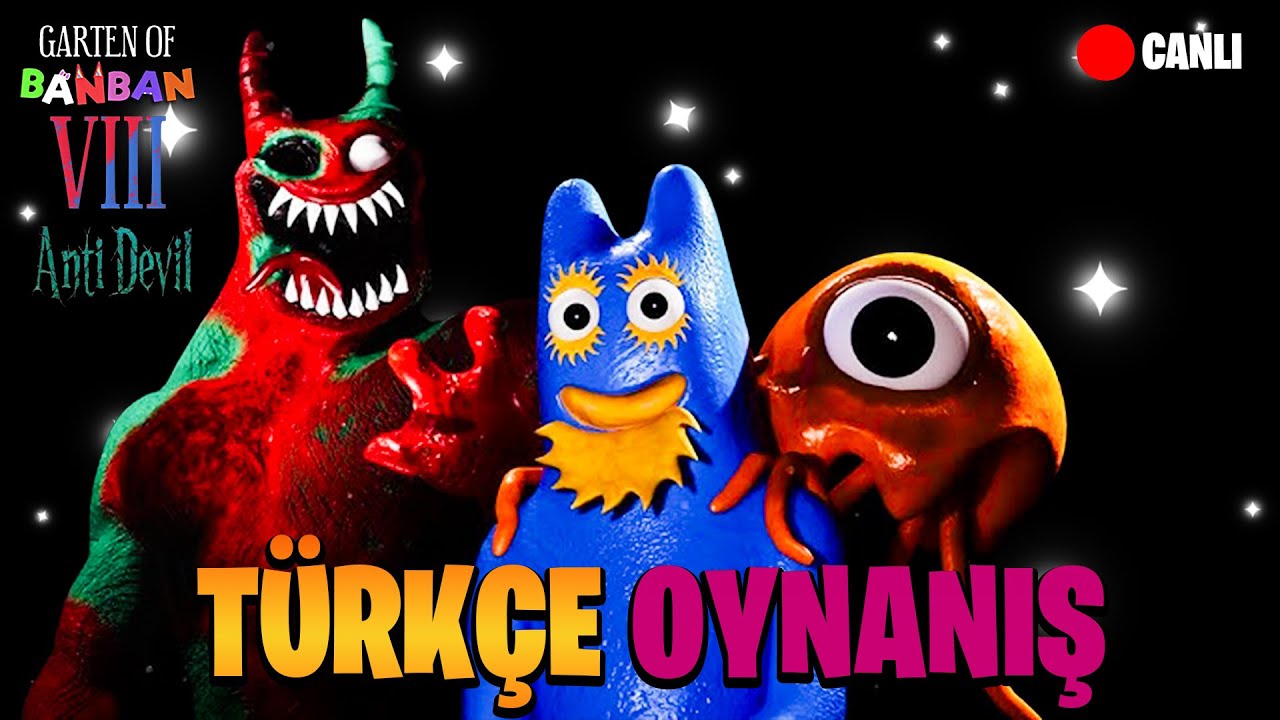 🔴Garten of Banban 8 TÜRKÇE OYNANIŞ FULL Canlı Yayın