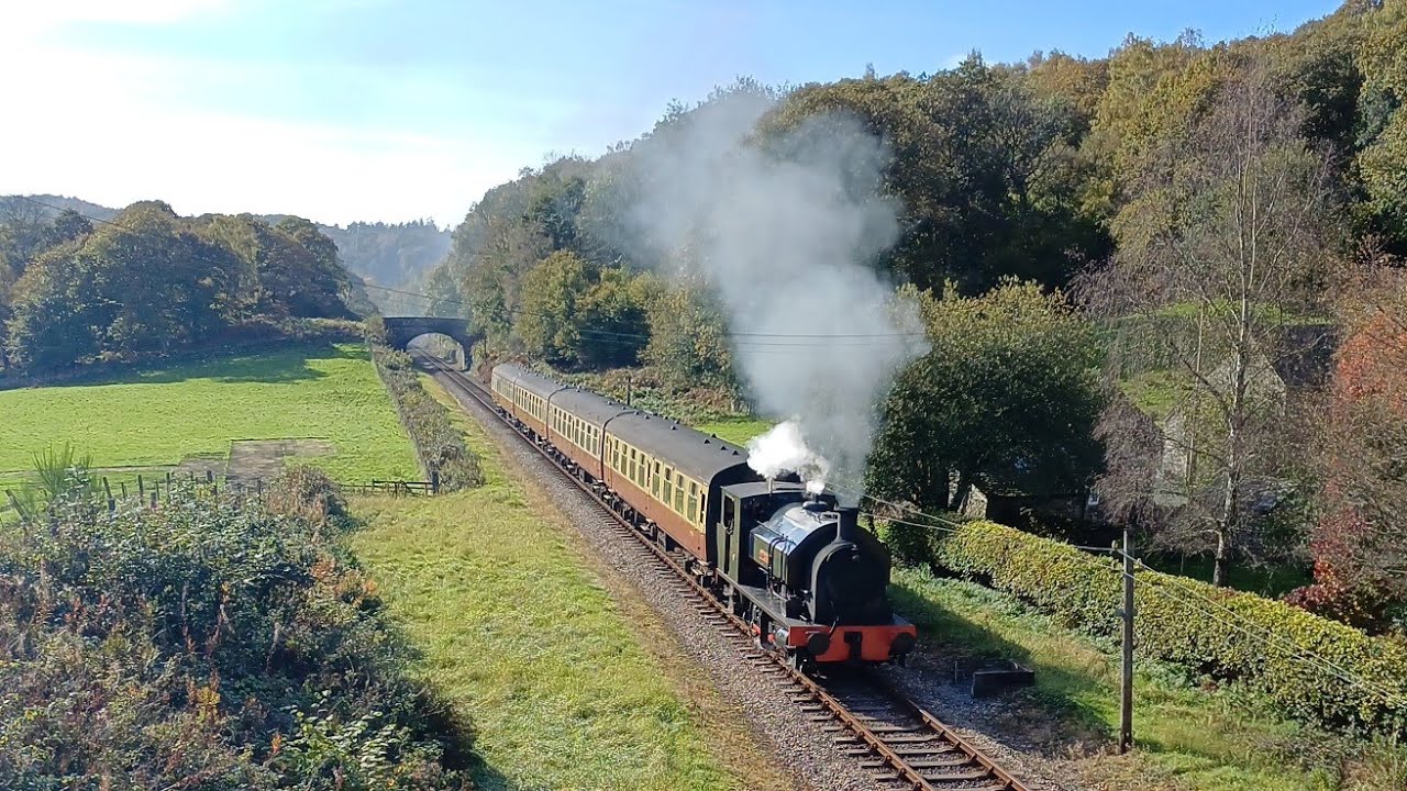 Princess in action at the Lakeside & Haverthwaite Railway. 