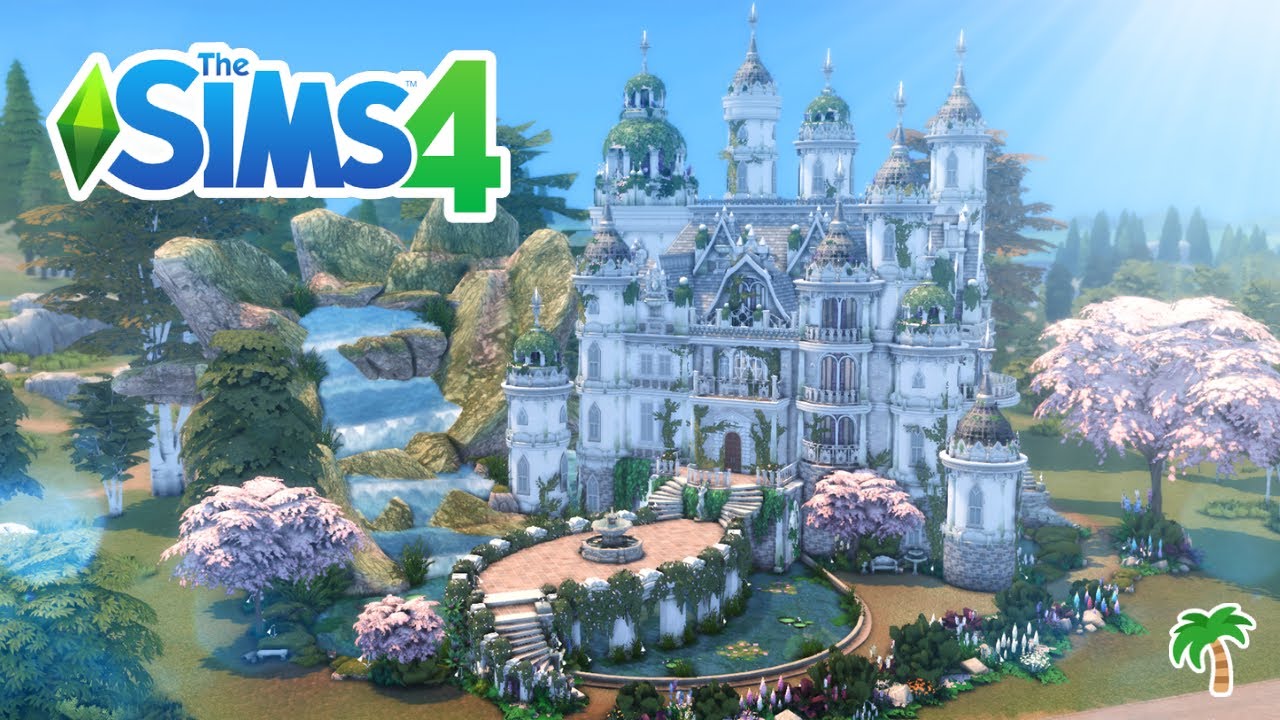 Overgrown Fantasy Castle 🏰 | The Sims 4 Speed Build | No CC