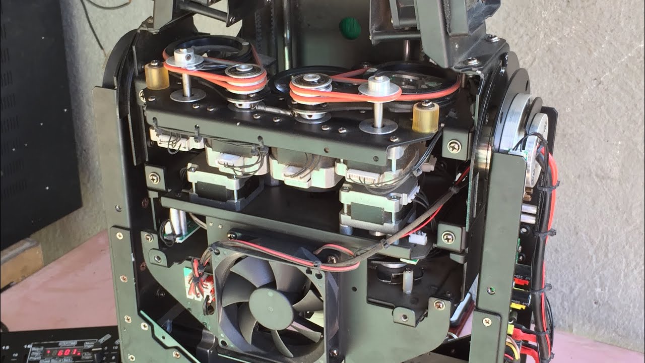 Inside the Moving Head Light- Amazing Invention.