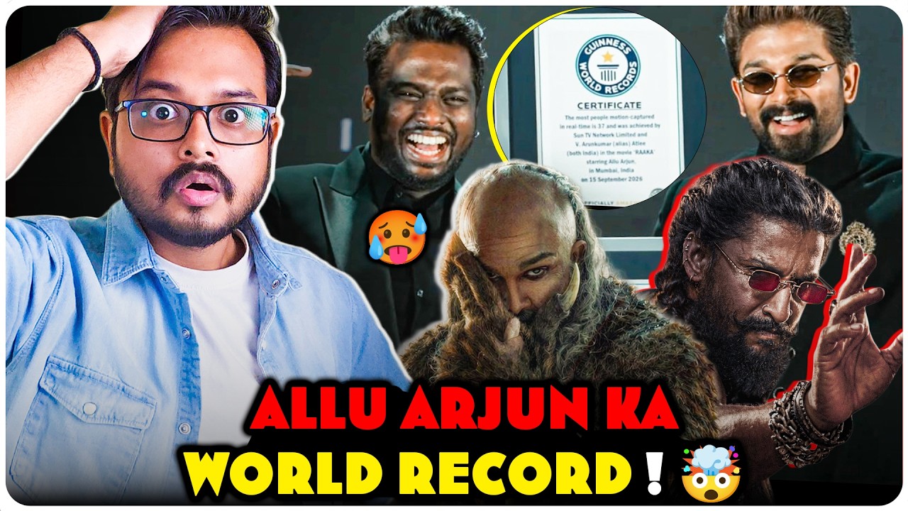 🤯World Record For Allu Arjun's RAAKA | The Paradise - Advance Booking & HIND Song Reaction 👍