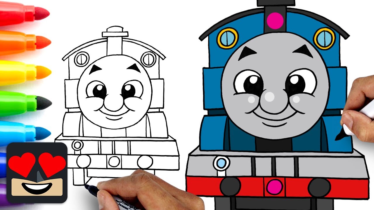 How To Draw Thomas the Train