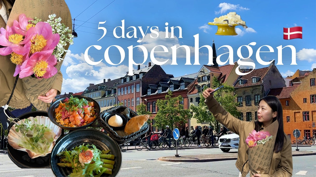 living in a copenhagen fairytale ✨ pretty views, michelin guide restaurants, bakeries (act 1)