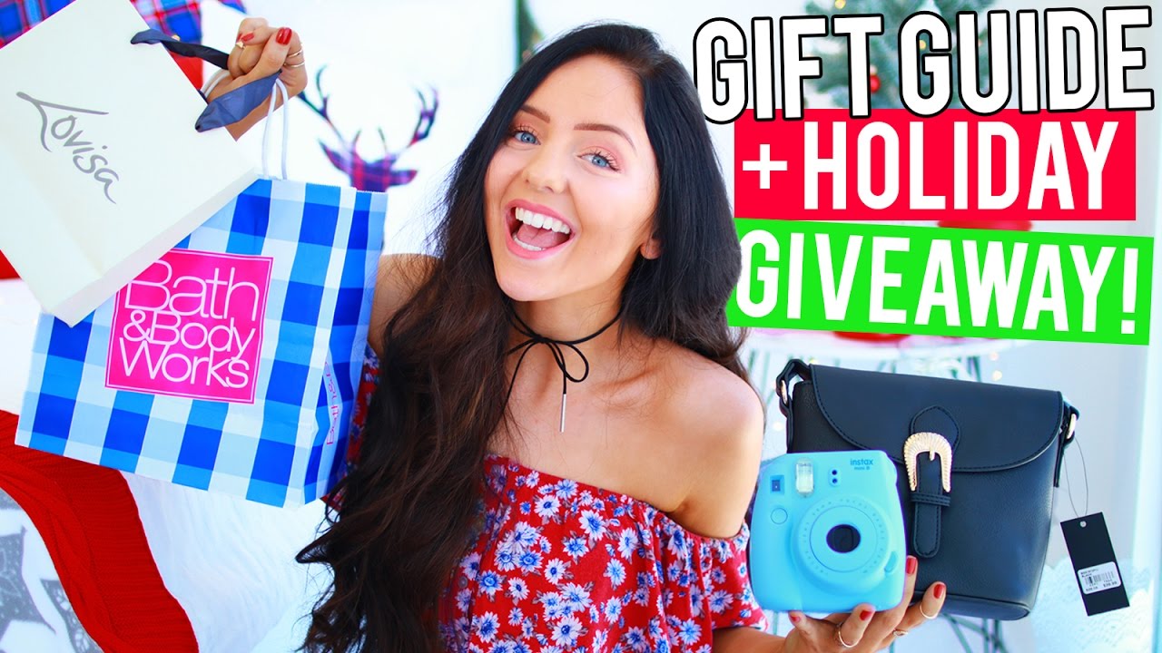 HOLIDAY GIVEAWAY + Gift Ideas / Gift Guide For Christmas 2016! Gifts for Teens & Affordable Gifts!