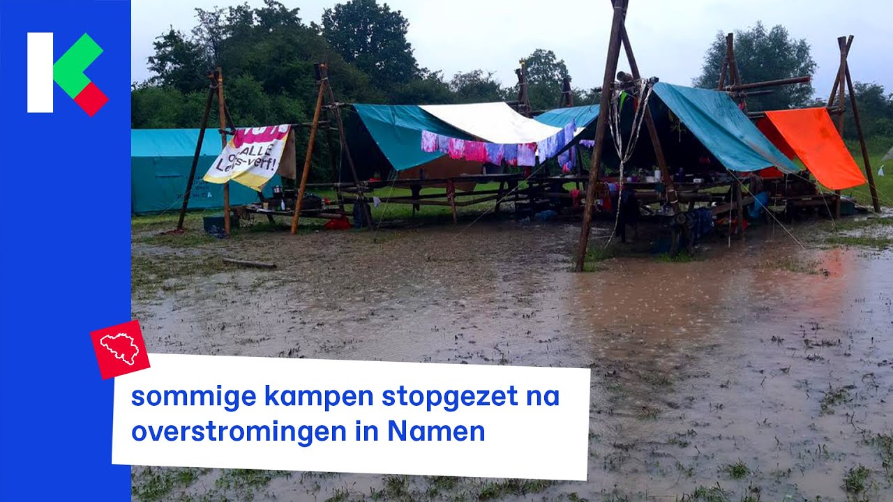 kampen van Kyran, Eleonore en Isaak stopgezet na overstromingen in Namen