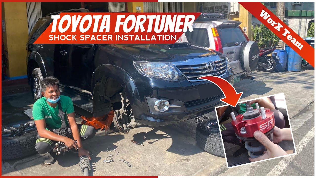 Installation of Shock Spacer to Toyota Fortuner | May also apply to other SUV models