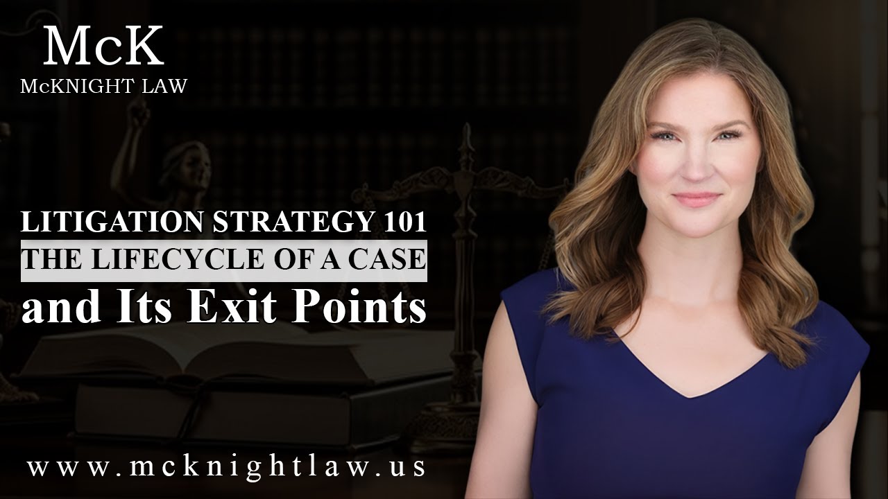 Litigation Strategy 101 – The Lifecycle of a Case and Its Exit Points