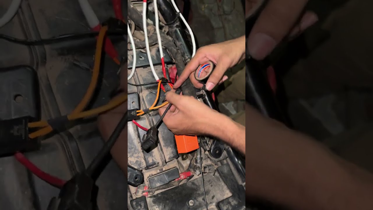 5 wire 4 colour HJG Mercedes Y series fog light connection with relay | charger connection #hjg
