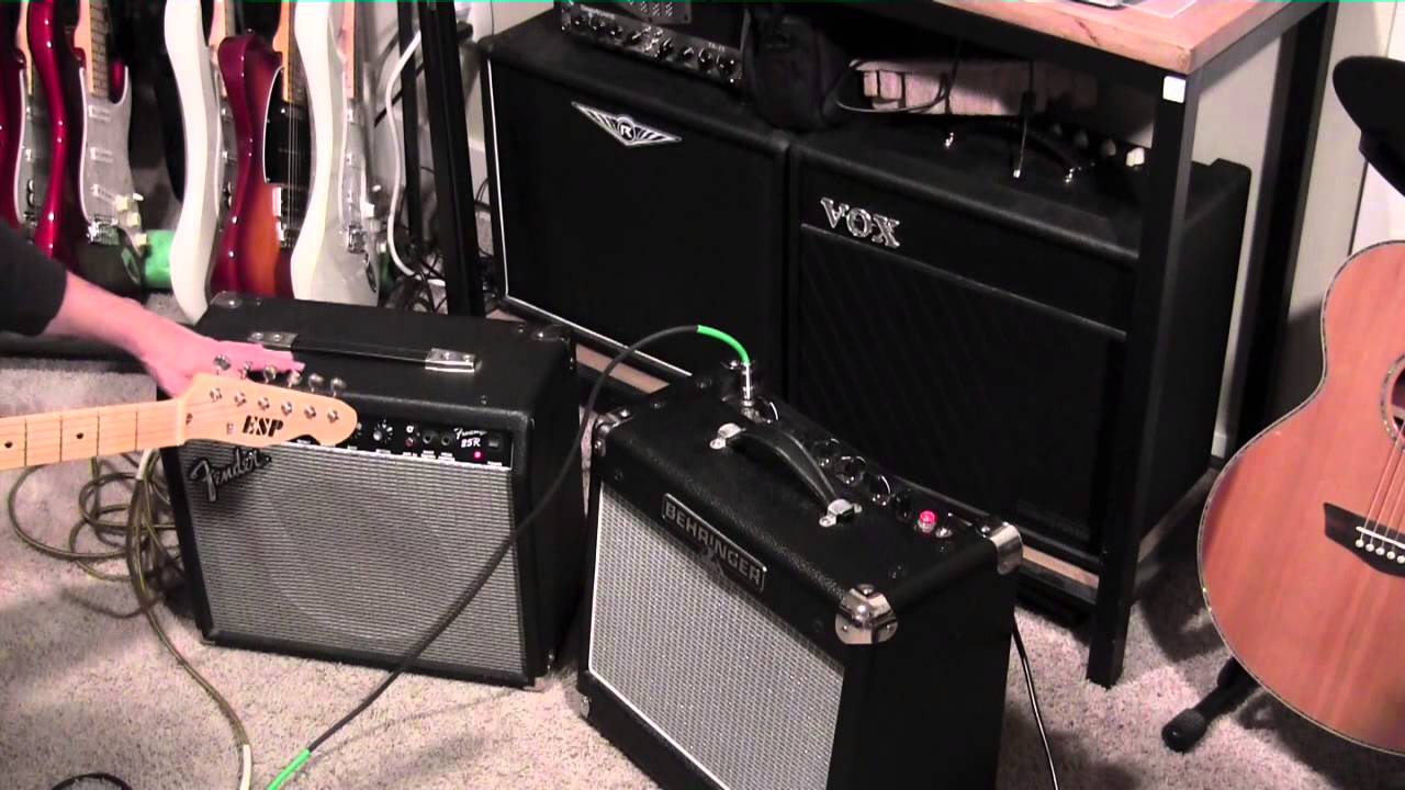 Demo Fender Frontman Vs Behringer Vintager Gm110