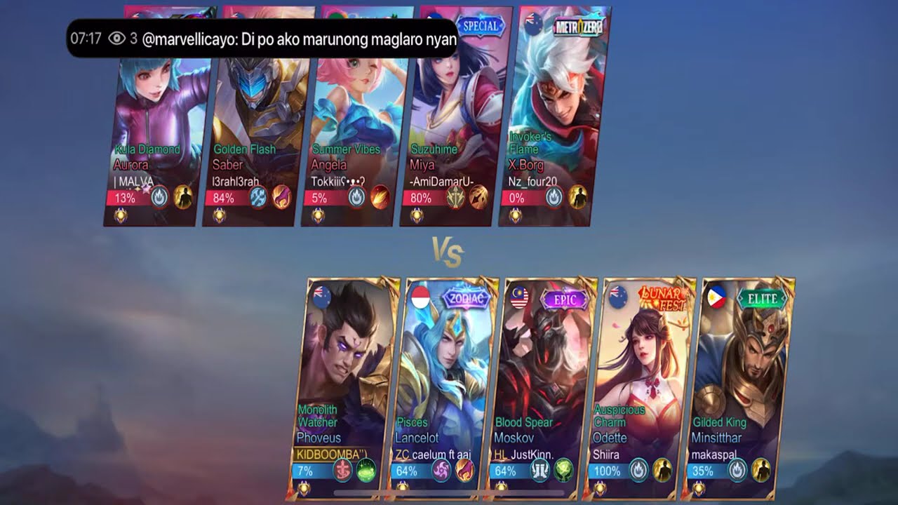 MOBILE LEGEND DAY 1