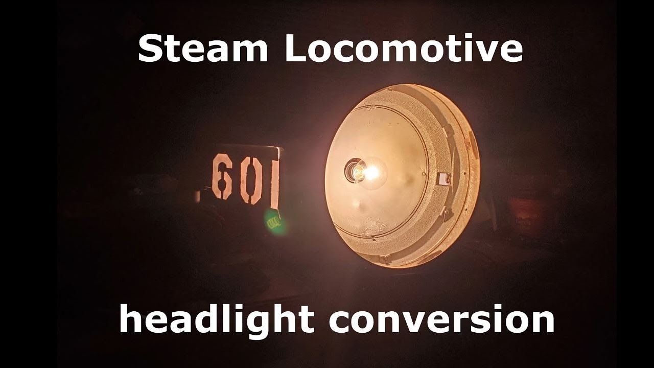 Pyle National steam locomotive headlight.