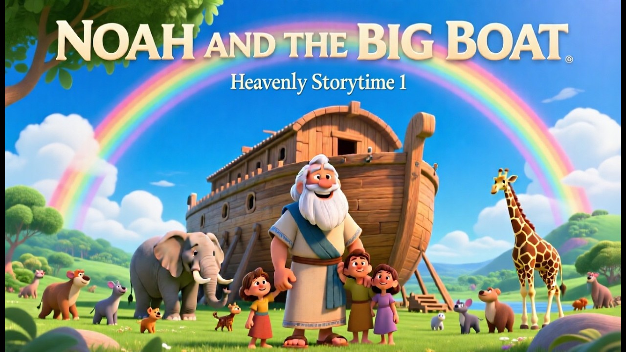 Noah’s Ark for Kids | Bible Story for Children Ages 5–7 | Animated Christian Bedtime Story