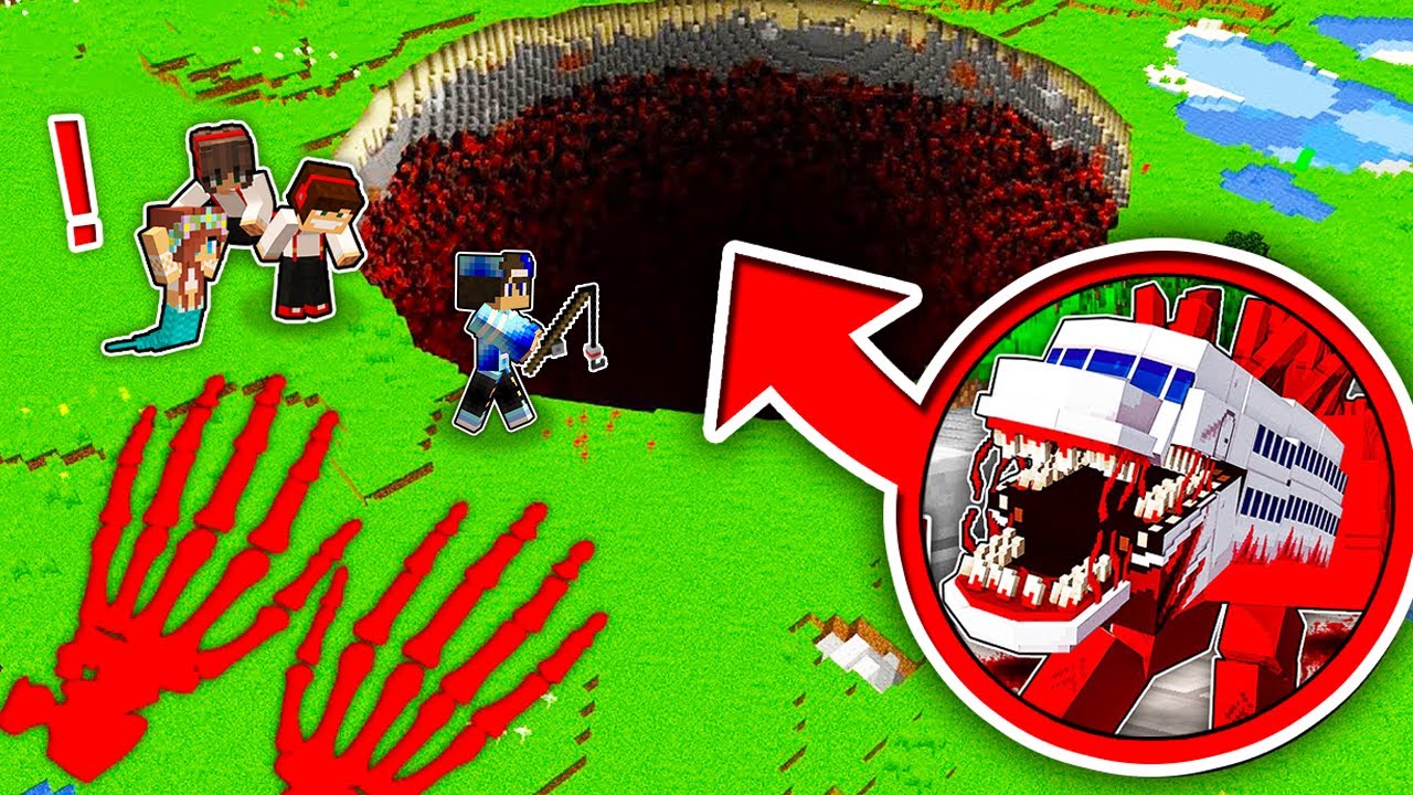 SEKRETNA BAZA INFECTED SKY W WIELKIEJ DRZIURZE W MINECRAFT?! GPLAY & LAKI