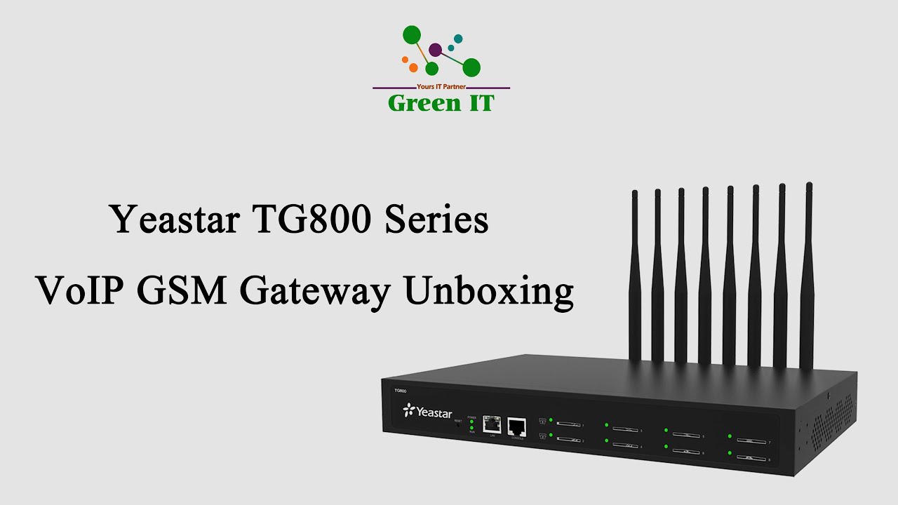 Yeastar TG800 Series VoIP GSM Gateway Unboxing