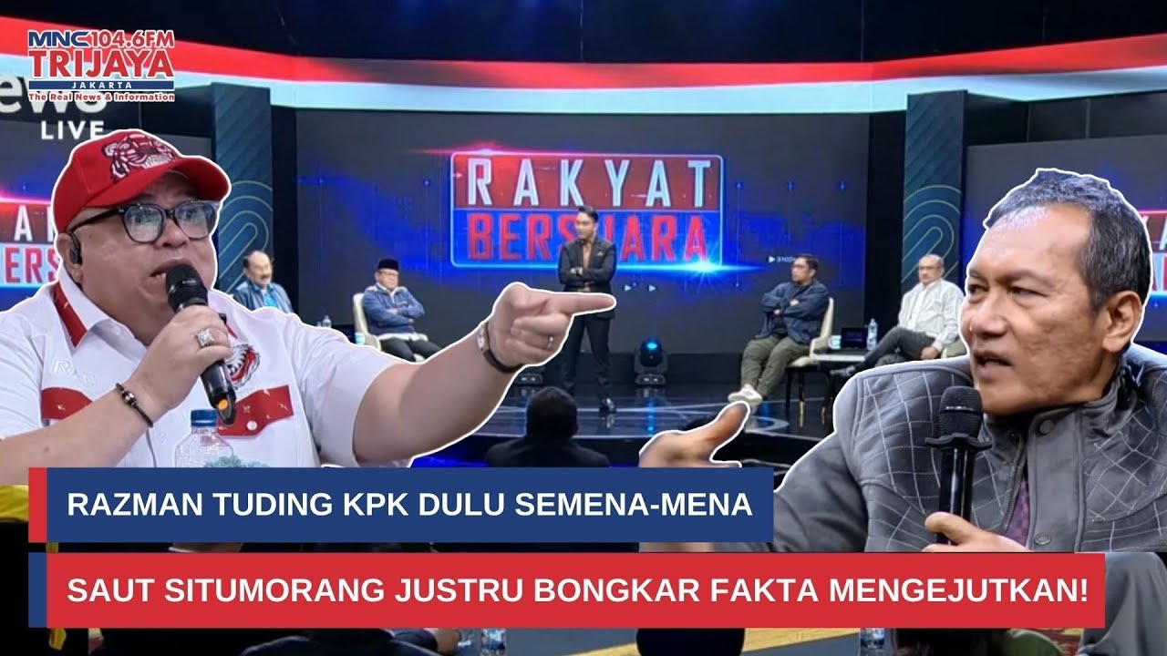 Pernyataan Mengejutkan! Razman Serang KPK Era Lama, Saut Situmorang: Saya Ragu yang Sekarang!