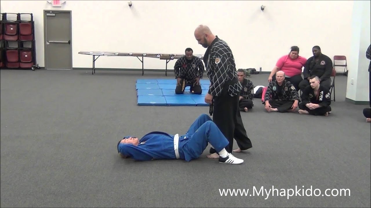 Hapkido ground control techniques
