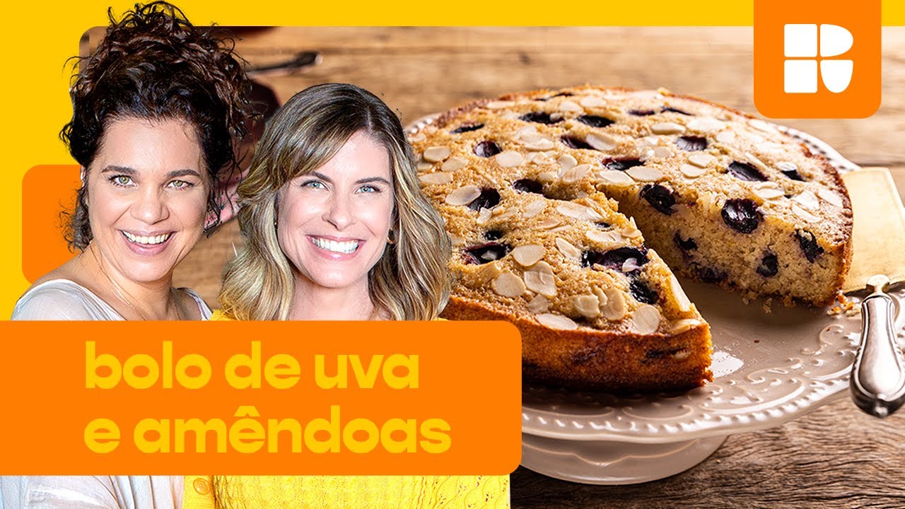Bolo de amêndoas com uva e coco | Rita Lobo | Cozinha Prática