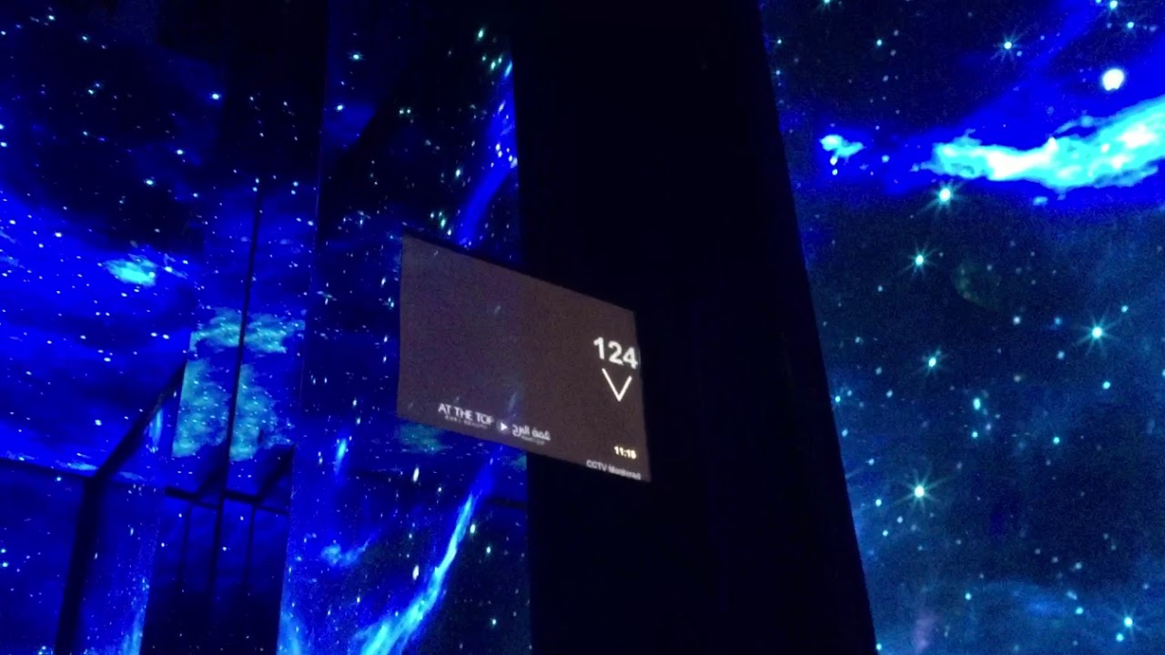 Burj Khalifa's Elevator [WORLD'S TALLEST BUILDING]