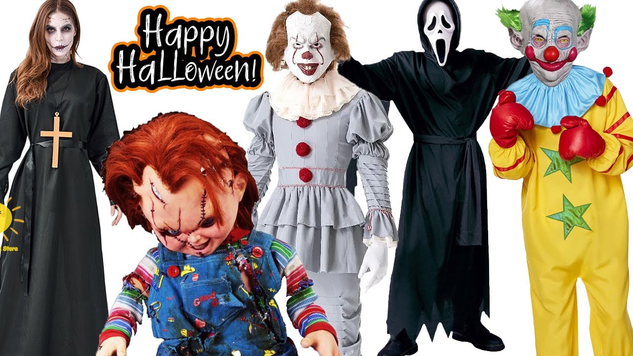 🧙Los Mejores DISFRACES para HALLOWEEN de aliexpress🧙&zwj;♀️Disfraz de Terror para Adultos y Ni&ntilde;os 2024🎃