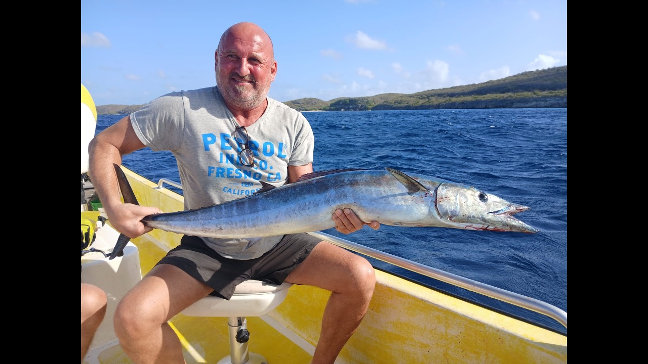 Where Memories Meet the Sea – Wahoo Caught at the Ashes Spot 🎣🪦Curacao Deep Sea Fishing Charter