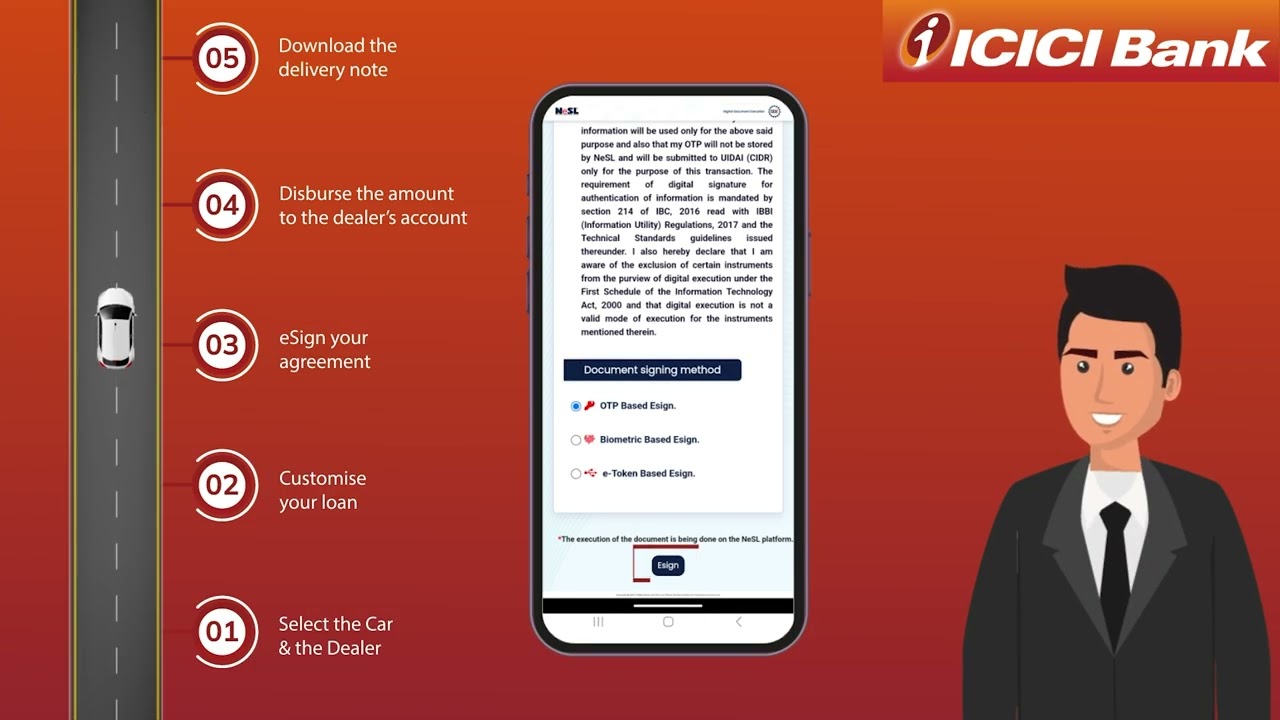 100% digital Car Loans | ICICI Bank