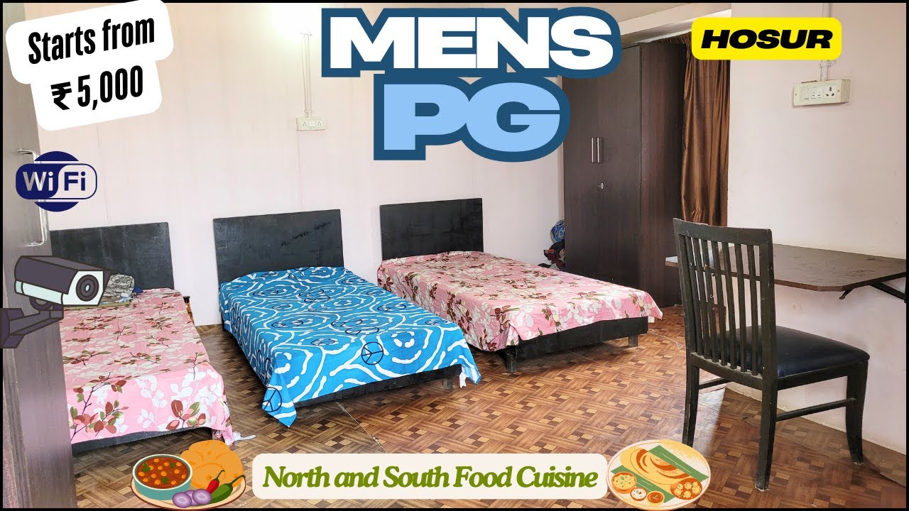 PG in Hosur | White House PG for Gents | Affordable & Spacious Rooms