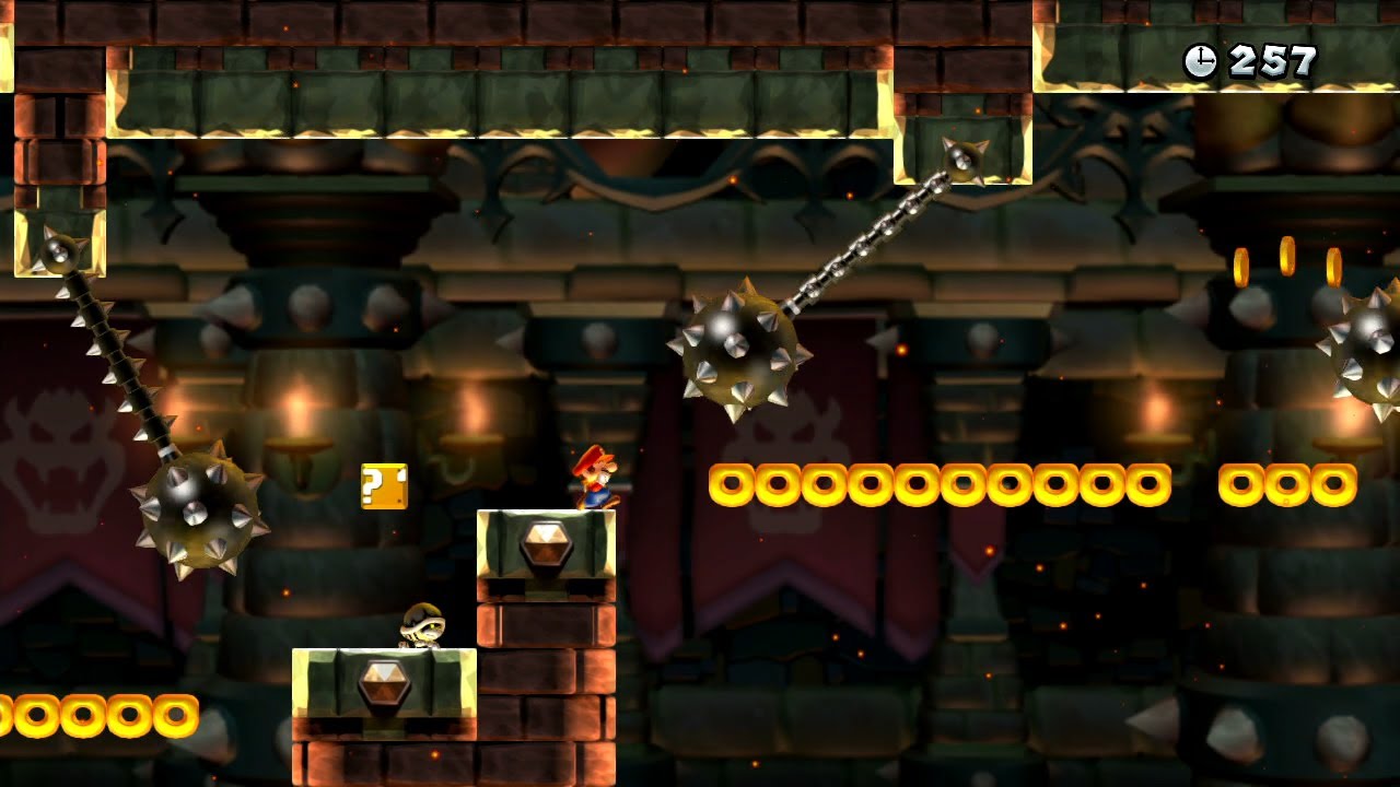 New Super Mario Bros. U -- Castle Crawl (Gold Medal)
