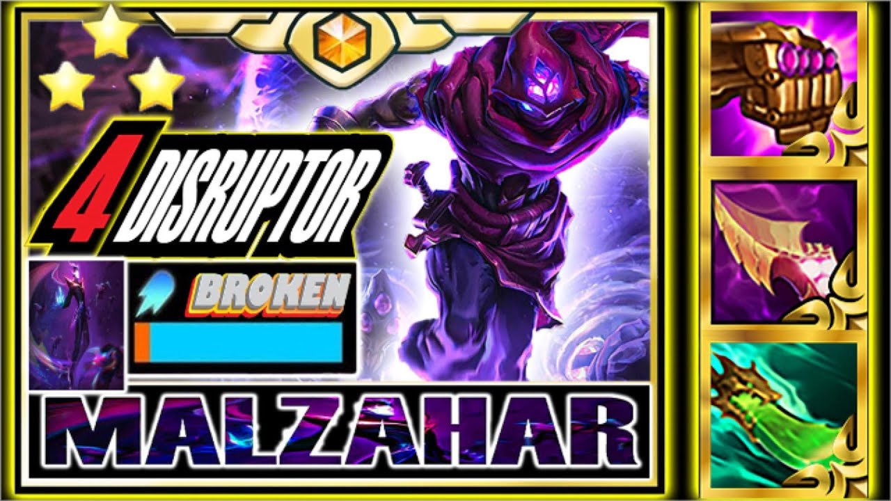3★★★ Malzahar: Broken! TFT SET 16 ??? #롤체 #tft #teamfighttactics #set16