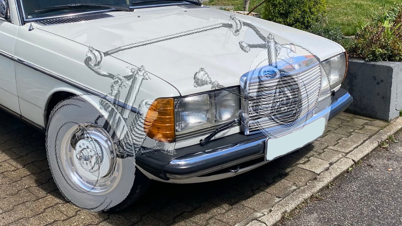 Mercedes Benz W123 Vorderachse Restauration