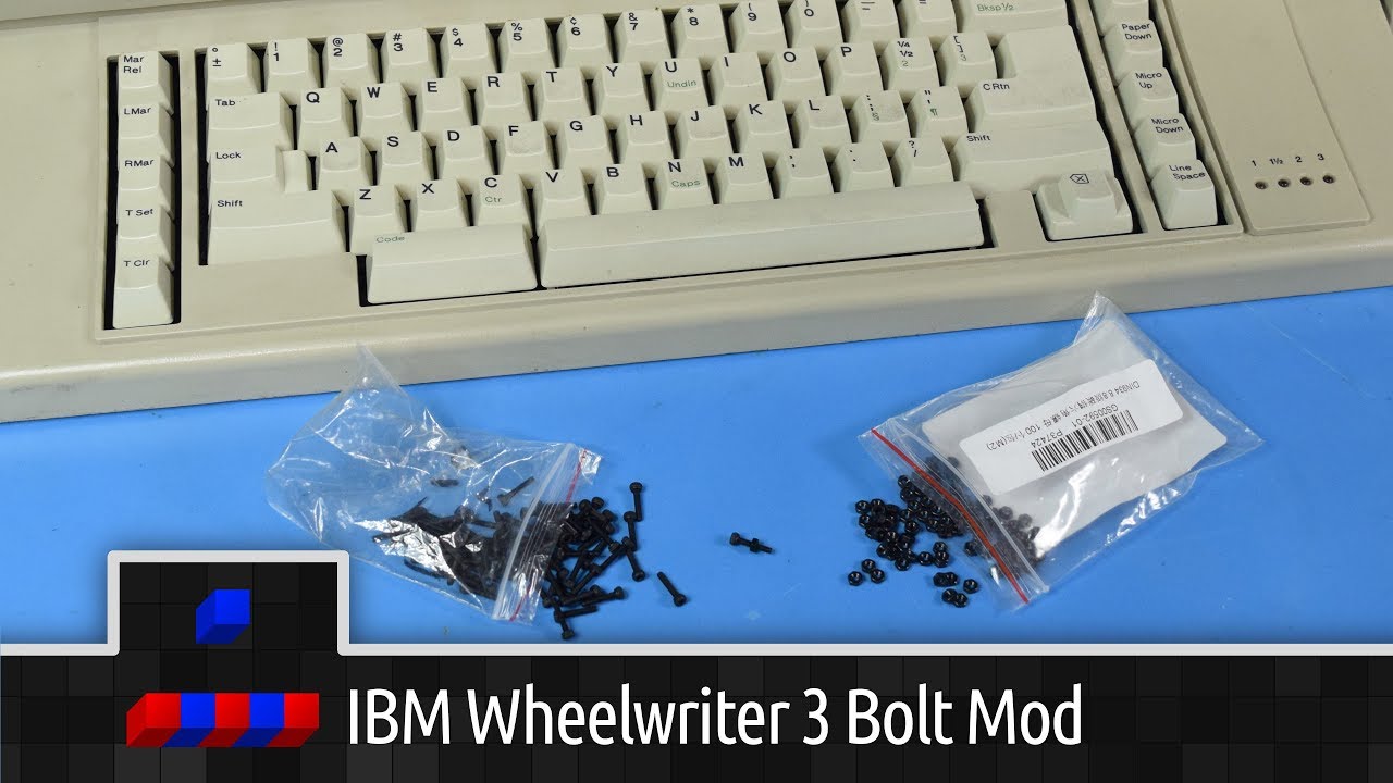 0x0025 - Bolt Modding an IBM Wheel Writer 3