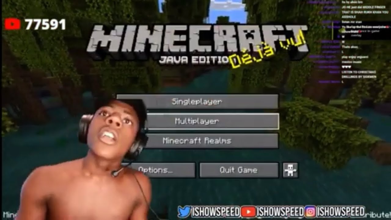 IShowSpeed Plays Minecraft