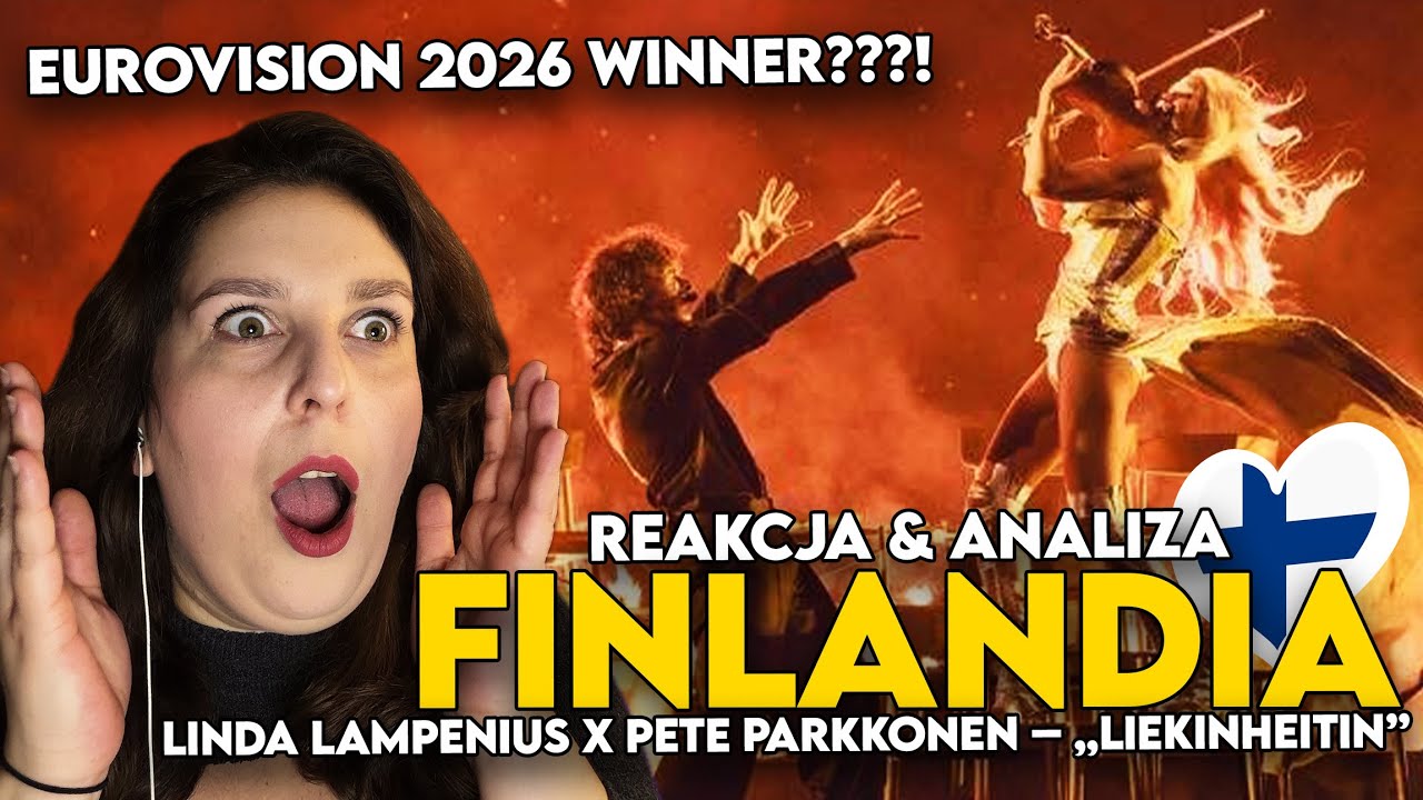 🇫🇮 Linda Lampenius & Pete Parkkonen - Liekinheitin REAKCJA | Eurovision 2026 Finland Reaction | UMK