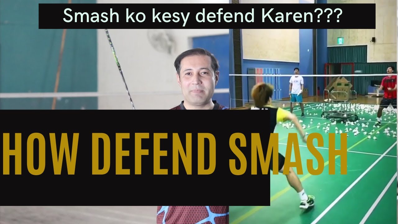 How to defence smash in badminton | perfect smash return technique #badminton_skills