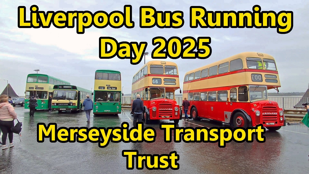 Liverpool Bus Running Day 2025. Merseyside Transport Trust, Classic Buses in action.