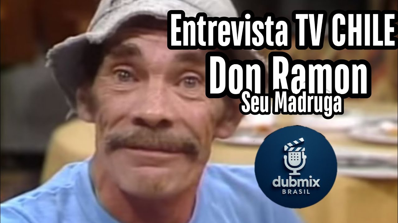 Entrevista Exclusiva com Don Ramon (Seu Madruga) na TV Chile 1980 (DUBMIX BRASIL)