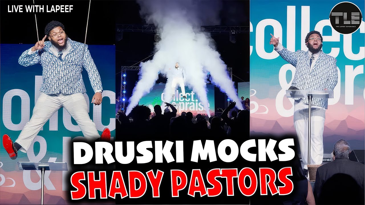 Druski Mocks Shady Mega Church Pastors… Christians are FURIOUS!