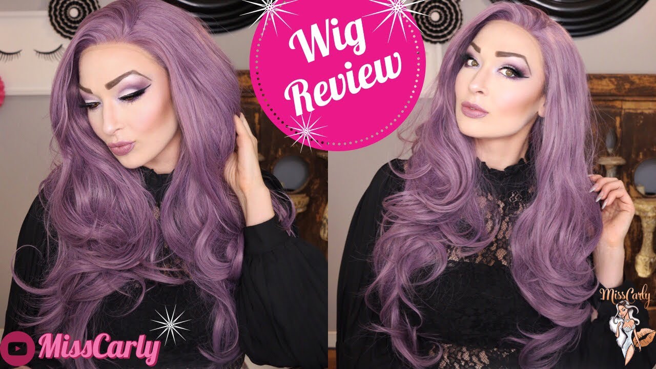 ✨Lace Front WIG REVIEW! ✨ LucyHairWig | 💜Pastel Purple💜 | AMAZON | WOW! $37!!!