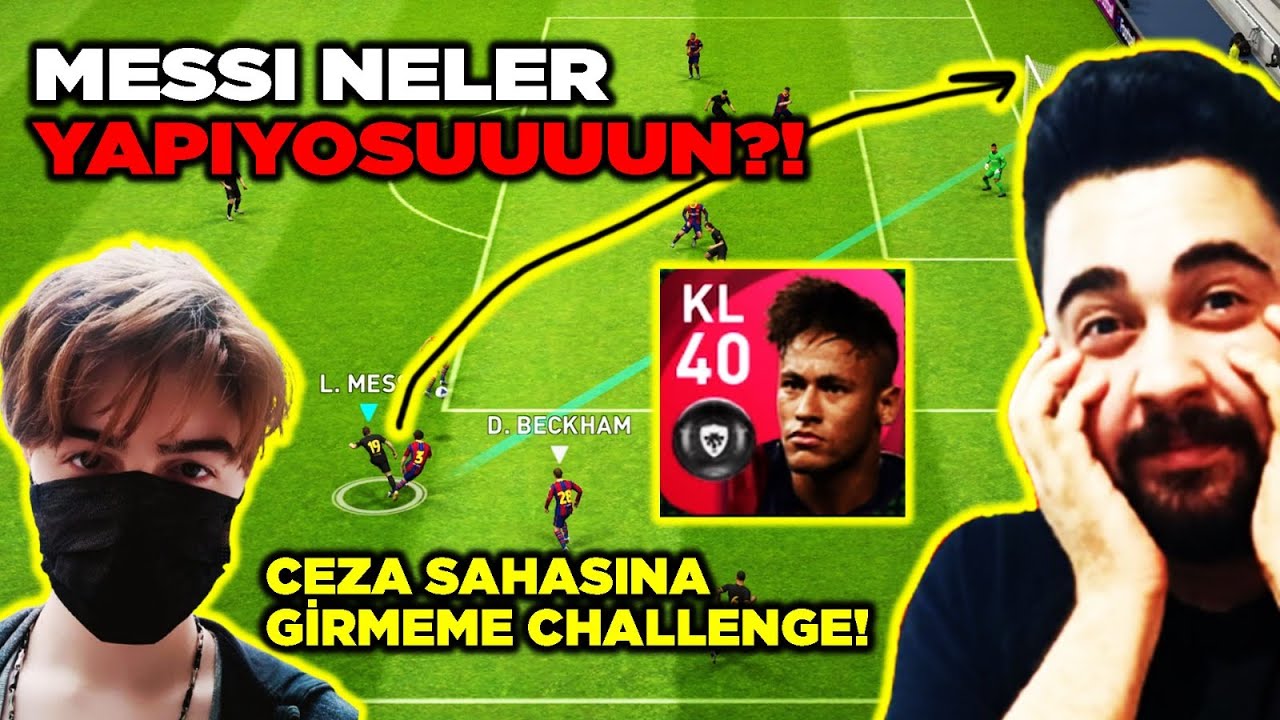 MESSI & RONALDO ŞOV!! CEZA SAHASINA GİRMEME CHALLENGE!! w/TOLGA EFOOTBALL PES 2021 MOBILE