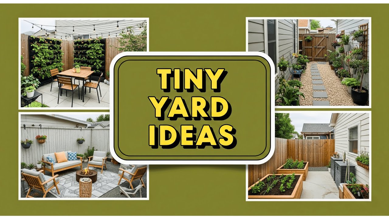Maximize Your Tiny Yard: Clever Layouts & Budget-Friendly Designs