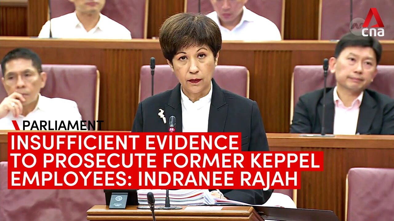 Indranee Rajah on why Keppel ex-employees were not prosecuted in Petrobras corruption case